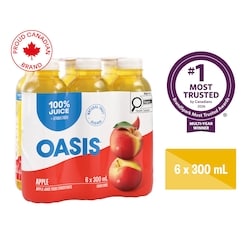 Oasis Apple Fruit Juice 6x300.0 ml, $0.35/100ml