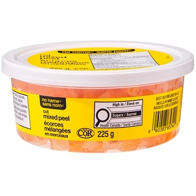 No Name Cut Mixed Peel 225 g, $2.44/100g
