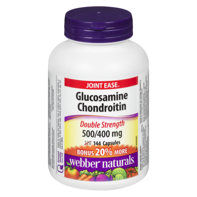 Webber Naturals Joint Ease Glucosamine Chondrotin Sulfate, Extra Strength 144 ea, $0.16/1ea