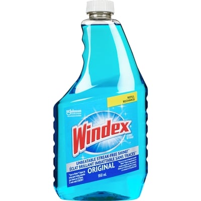 Windex Original Bleu Nettoyant pour verre et vitres 950 ml, 0,53 $/100ml