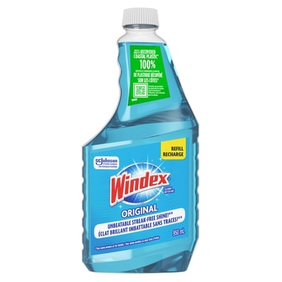Windex Original Bleu Nettoyant pour verre et vitres 950 ml, 0,53 $/100ml