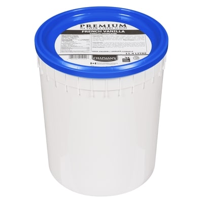 Chapman’s Premium crème glacé vanille française 11.4 l, 0,39 $/100ml