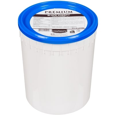 Chapman’s Premium crème glacée cerises noires 11.4 l, 0,35 $/100ml