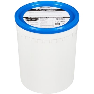 Chapman’s Premium crème glacée  l'érable et noix 11.4 l, 0,39 $/100ml