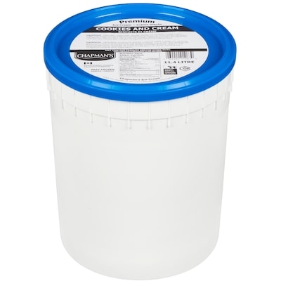 Chapmans Premium Cookies & Cream Ice Cream 11.4 l, $0.35/100ml
