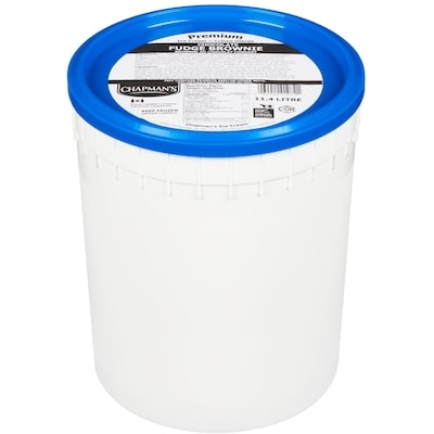 Chapman’s Premium crème glacée brownie au chocolat fondant 11.4 l, 0,39 $/100ml