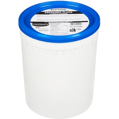Chapman’s Premium crème glacée flocons d’espresso 11.4 l, 0,35 $/100ml