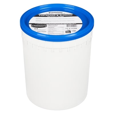 Chapman’s Premium crème glacé pistaches et amandes 11.4 l, 0,39 $/100ml