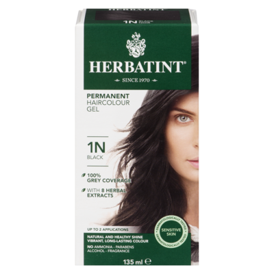 Herbatint Hair Colour, 1N Black 135 ml, $12.96/100ml