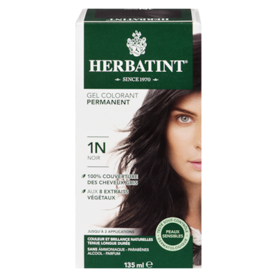 Herbatint Herbatint, Colorant capillaire, 1N Noir 135 ml, 11,10 $/100ml