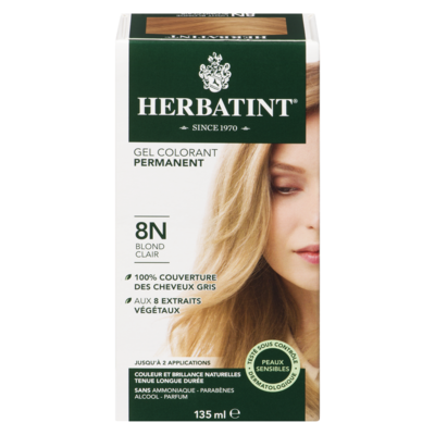 Herbatint Herbatint, Colorant capillaire, 8N Blond clair 135 ml, 11,10 $/100ml