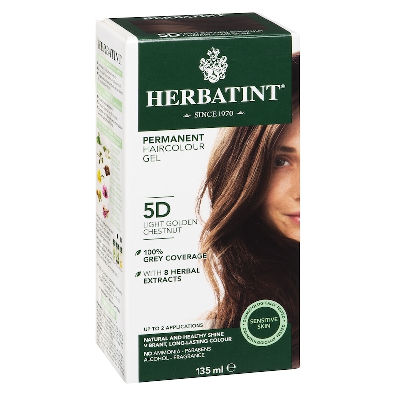 Permanent Haircolour Gel 5D Light Golden Chestnut