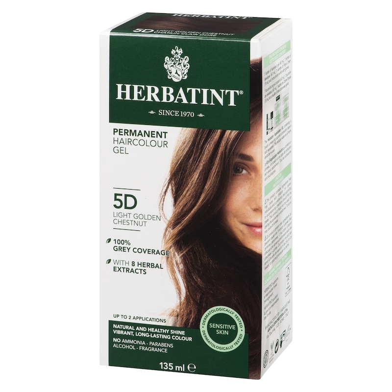 Permanent Haircolour Gel 5D Light Golden Chestnut