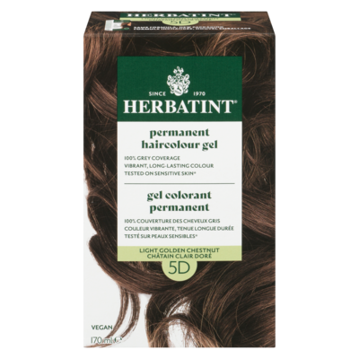 Herbatint Herbatint, Colorant capillaire, 5D Châtain clair doré 135 ml, 13,33 $/100ml