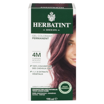 Herbatint Herbatint, Colorant capillaire, 4M Châtain acajou 135 ml, 11,10 $/100ml