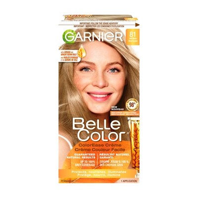 Garnier Colorant capillaire Belle Color, 81 blond cendré 57 ml, 12,28 $/100ml