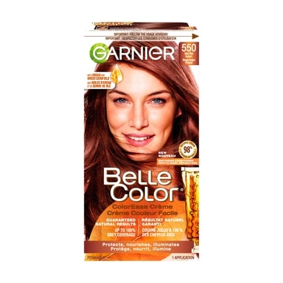 Garnier Colorant capillaire Belle Color, 550 rouge acajou 1 ea, 7,00 $/1ch