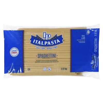 Italpasta Spaghettini 2.27 kg, $0.28/100g
