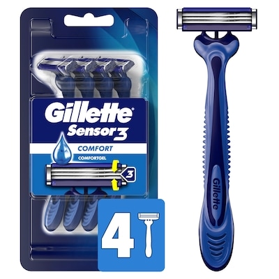 Gillette Rasoirs jetables  pour hommes, 4 rasoirs 4 ea, 2,62 $/1ch