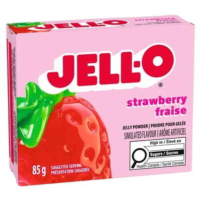 Jell-O Strawberry Jelly Powder Mix 85 g, $1.56/100g