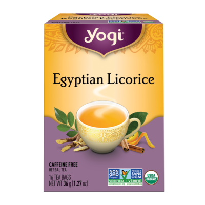 Yogi Egyptian Licorice 16 ea, $0.48/1ea