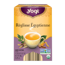 Yogi Réglisse Égyptienne 16 ea, 0,41 $/1ch