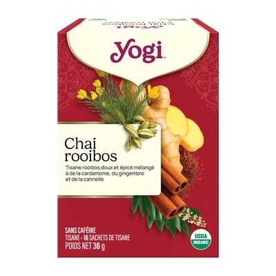 Yogi Chai Rooibos 16 ea, 0,36 $/1ch
