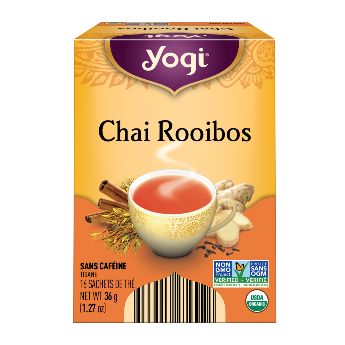 Yogi Chai Rooibos 16 ea, 0,38 $/1ch