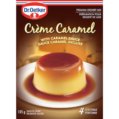 Dr. Oetker Mélange pour dessert crème caramel 105 g, 2,85 $/100g