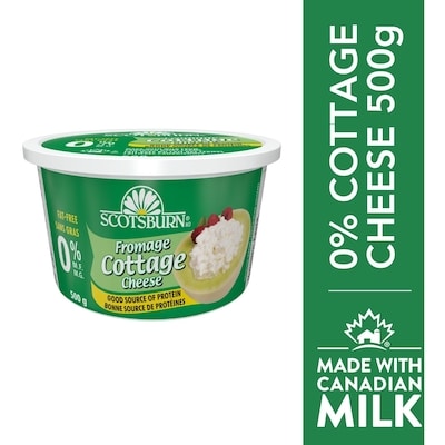 Scotsburn Fat Free Cottage Cheese 500 g, $1.50/100ml