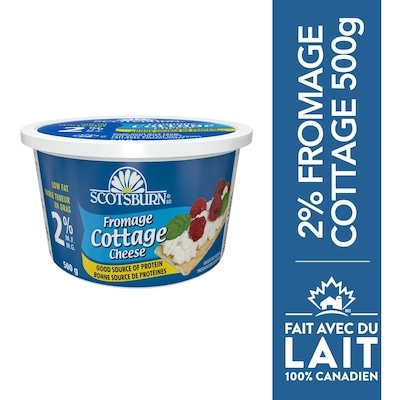 Scotsburn Fromage cottage 2% 500 g, 1,50 $/100g