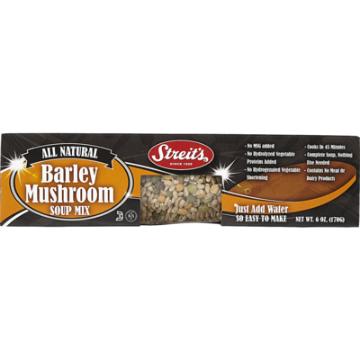 Streit's Kosher Vegetable with Barley & Mushroom Soup Mix 170 g, $2.35/100g