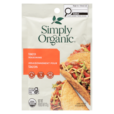 Simply Organic Taco Seasoning 32 g, $9.34/100g