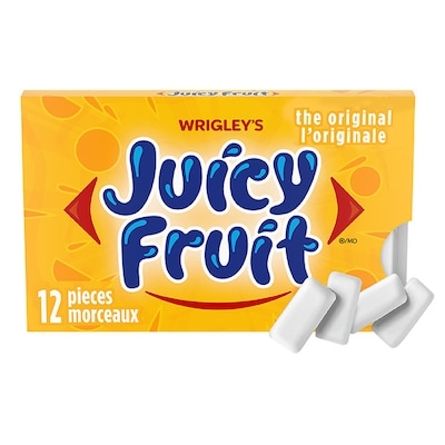 JUICY FRUIT Original 12x12.0 ea, $0.10/1ea