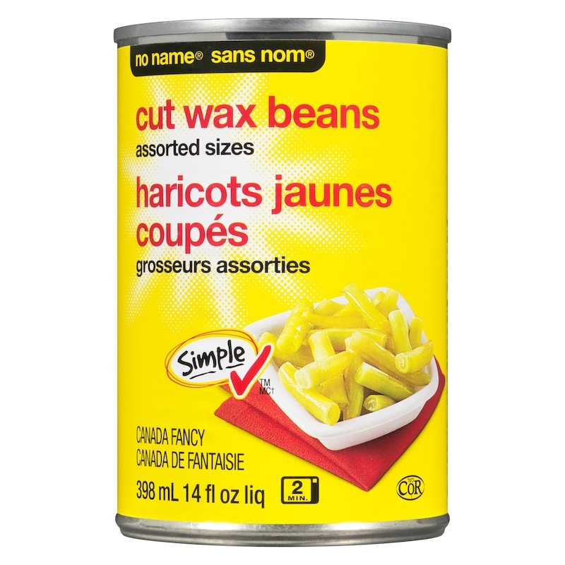 Assorted Sizes Cut Wax Beans