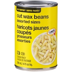 Sans Nom Haricots jaunes coupés de grosseurs assorties 398 ml, 0,45 $/100ml