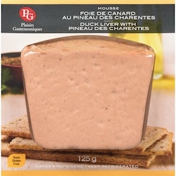 Plaisirs Gastronomiques Mousse de foie de canard au Pineau des charentes 125 g, 5,03 $/100g