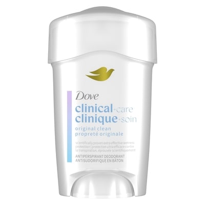 Dove Clinical Care Antiperspirant Deodorant, Original Clean, 96H 45 g, $28.87/100g