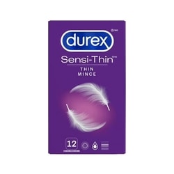 Durex Condoms en latex extra lubrifiés Sensi-Thin 12 ea, 0,77 $/1ch