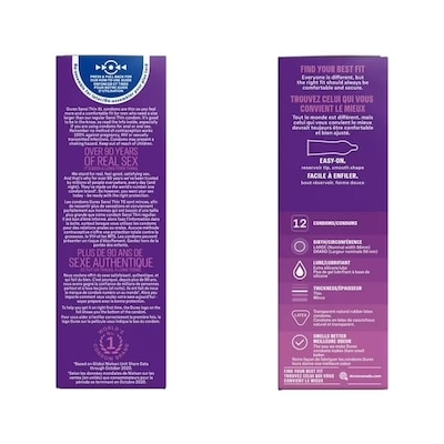 Condoms en latex extra lubrifiés Sensi-Thin