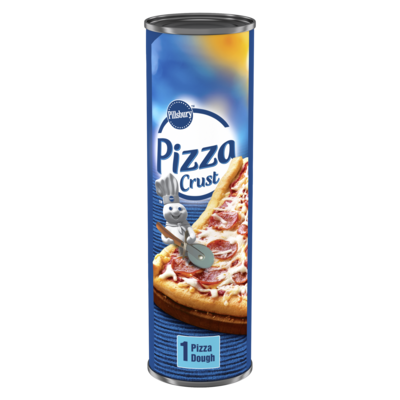 Pillsbury Crescents Pizza Crust, Refrigerated Pre-Made Dough, 1 ct 391 g, $1.02/100g