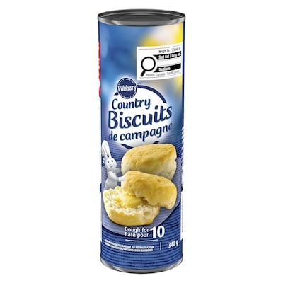 Crescents Country Biscuits, Ready to Bake Dough, 10 ct