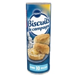 Pillsbury Biscuits de Campagne, Pâte Prête à Cuire, 10 unités 340 g, 1,41 $/100g