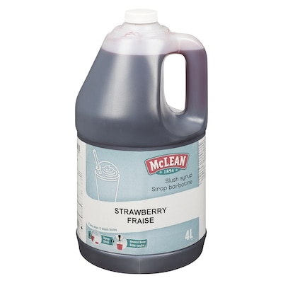 McLean Concentré Slush à la fraise 4 l, 0,67 $/100ml