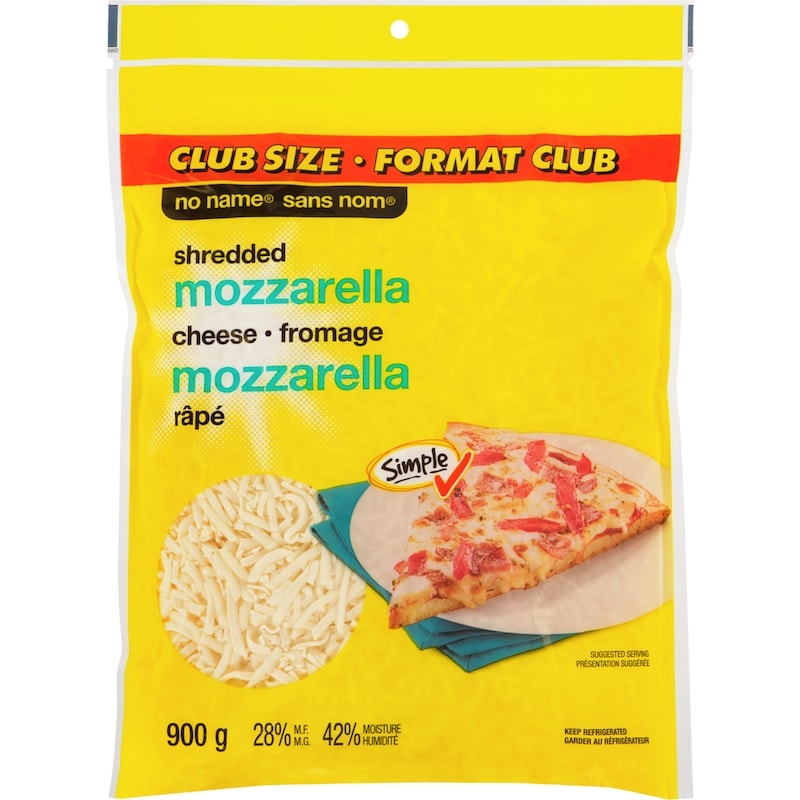 Shredded Mozzarella Cheese Club Size