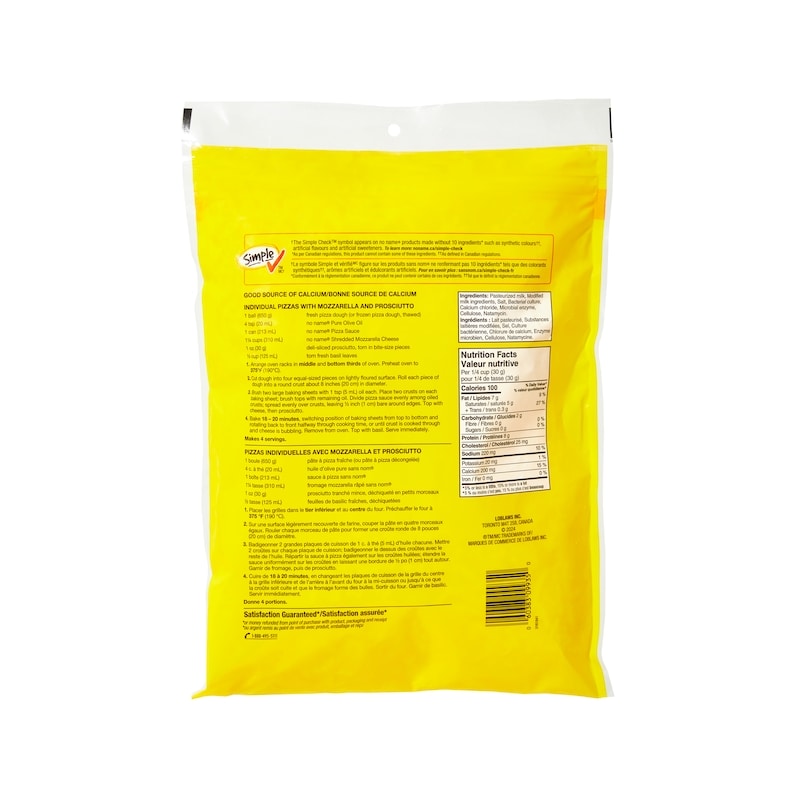 Shredded Mozzarella Cheese Club Size