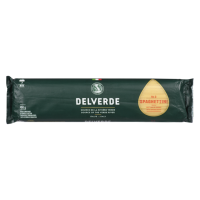 Delverde Pâtes, spaghettini 450 g, 0,78 $/100g