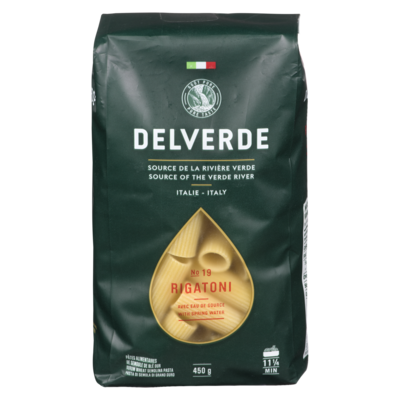 Delverde Rigatoni 450 g, 0,78 $/100g