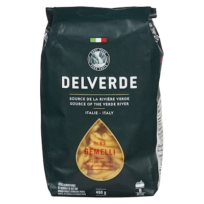 Delverde Pâtes gemelli 450 g, 0,66 $/100g