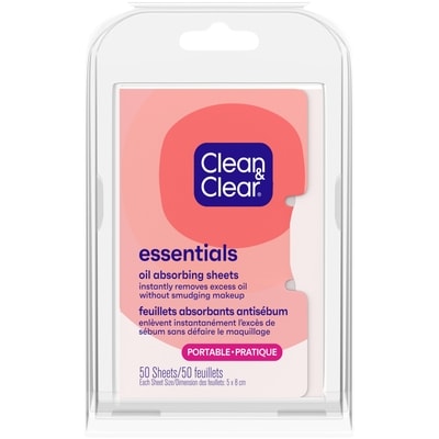 Clean & Clear Oil Absorbing Sheets 50 ea, $0.19/1ea